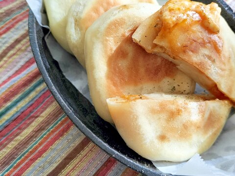 ピザソースでチーズおやき♩